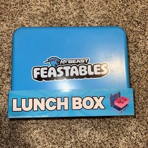 NEW Mr Beast Feastables Worlds Coolest‎ Lunch Box Blue/Pink